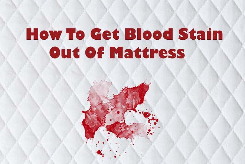 כיצד להסיר כתמי דם מהסדינים עם מים וחומרי ניקוי