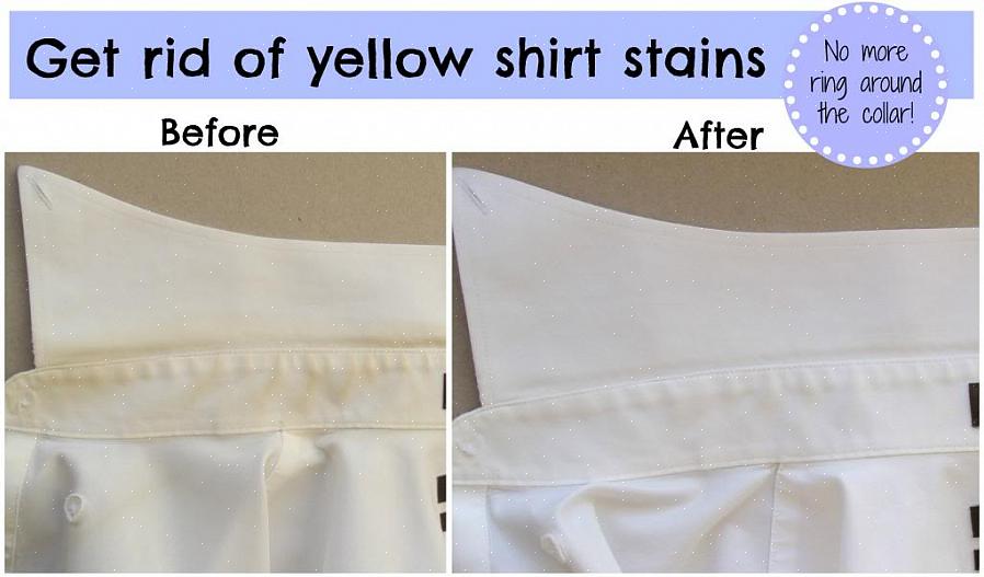 הדרך הטובה ביותר לכל מי שרוצה לדעת כיצד להסיר כתם צהוב מבגדים לבנים היא להשתמש במסיר כתמים או בסבון יעיל