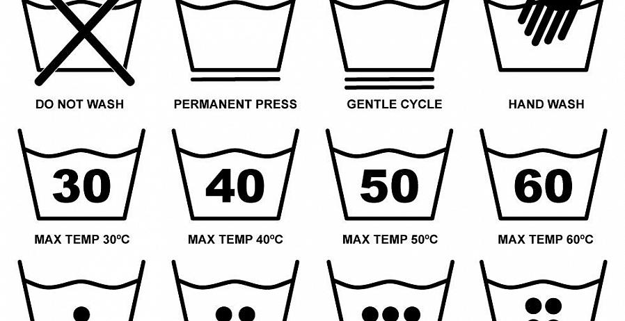 Que signifient les symboles de lavage sur les étiquettes des vêtements?