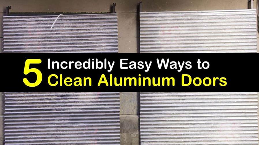Ønsker du å rengjøre dørkarmene eller vinduskarmene i aluminium