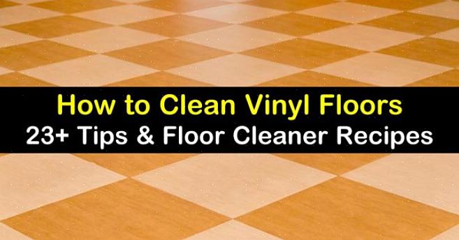 Prøv disse tipsene for å rengjøre forskjellige typer gulv