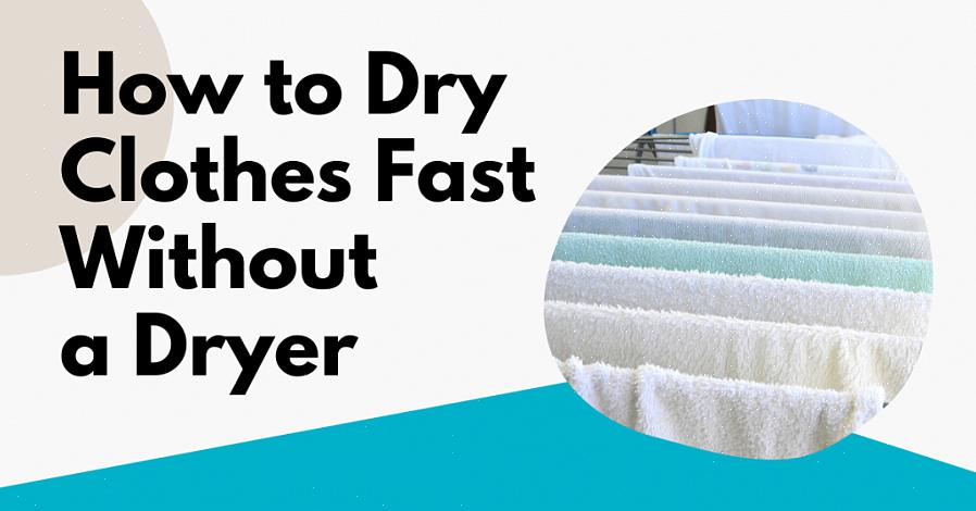 Confira essas maneiras alternativas de ajudar a secar roupas rapidamente sem máquinas de secar