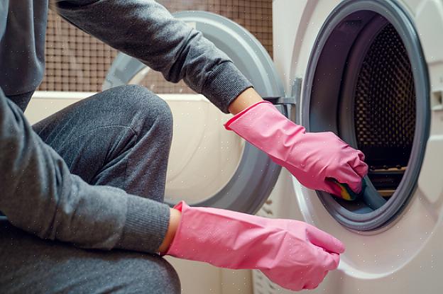 כיצד לנקות את החלק החיצוני של מכונת הכביסה שלך