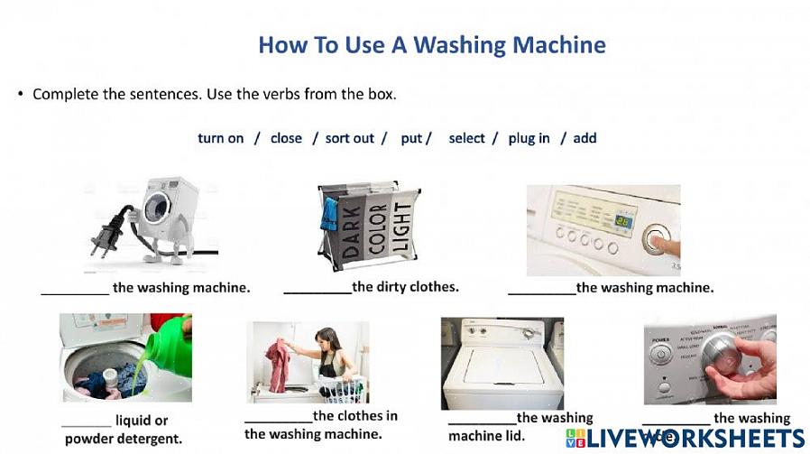 לפני שאתה מכבס בגדים במכונת כביסה