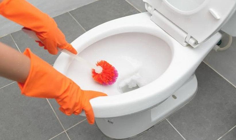 Slik rengjør du toalettskålen
