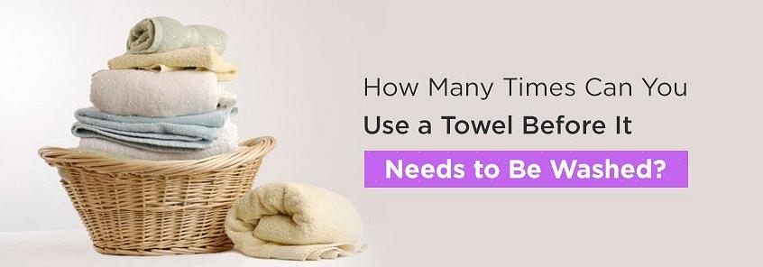 Det er lurt å vaske nye håndklær før du bruker dem hjemme