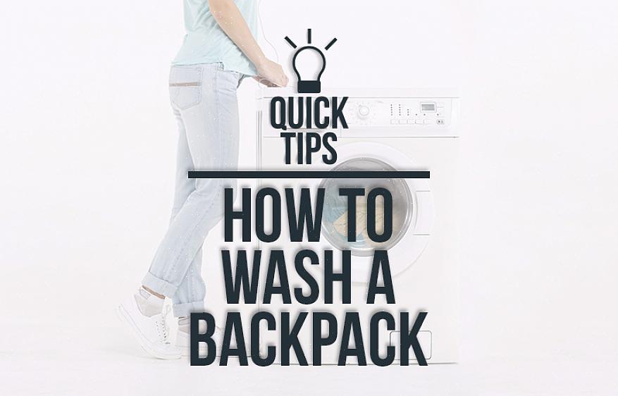 אנו מלמדים אותך את הטיפים הטובים ביותר כיצד לשטוף תיק גב כך שיהיה נקי כאילו הוא חדש