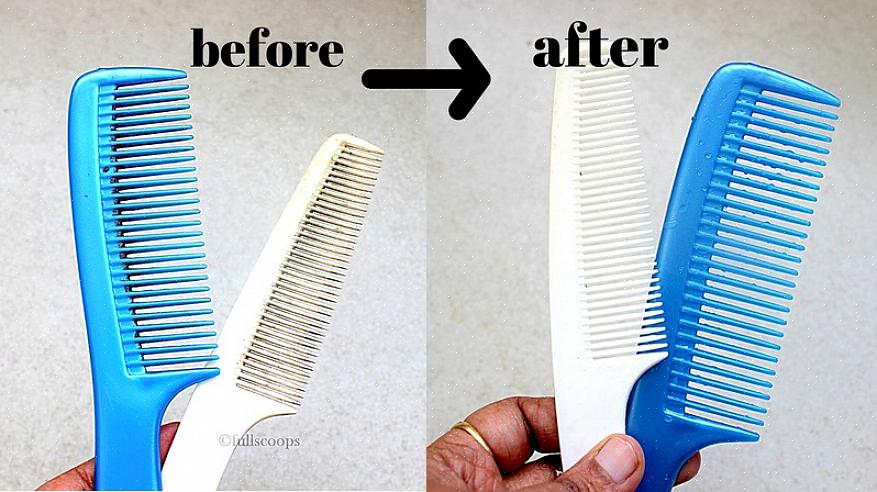 כיצד לנקות מסרקים ומברשות שיער