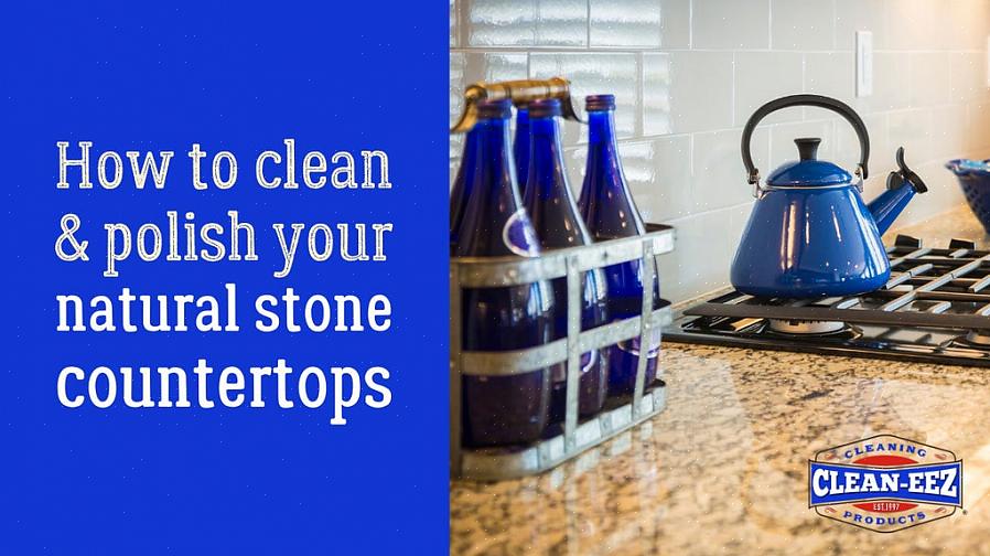 Moet u weten welke reinigingsmiddelen geschikt zijn voor uw steensoort