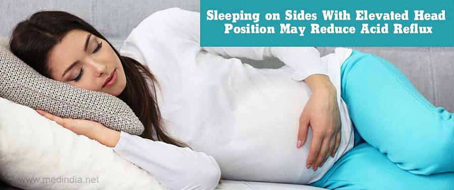 ניתן להשתמש בכרית מיוחדת לנשים בהריון כדי לתרגל תנוחת שינה טובה לנשים בהריון