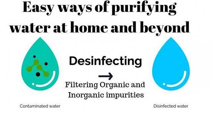 Hvordan rense brønnvann naturlig