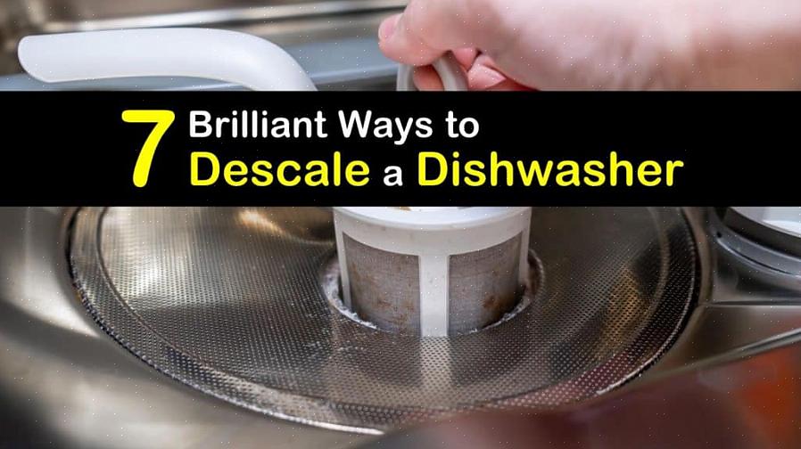 Μπορείτε να δοκιμάσετε τους παρακάτω ισχυρούς τρόπους για να αφαιρέσετε τα άλατα στο πλυντήριο πιάτων