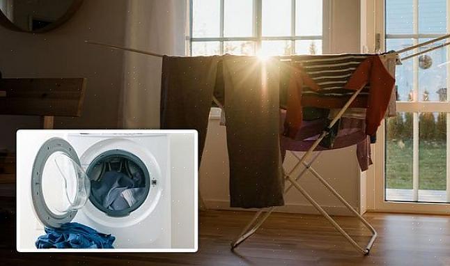 המייבש במכונת הכביסה משתמש רק בכוח צנטריפוגלי לייבוש בגדים