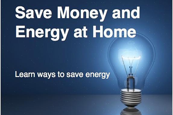 Du vet allerede hvordan du sparer energi hjemme