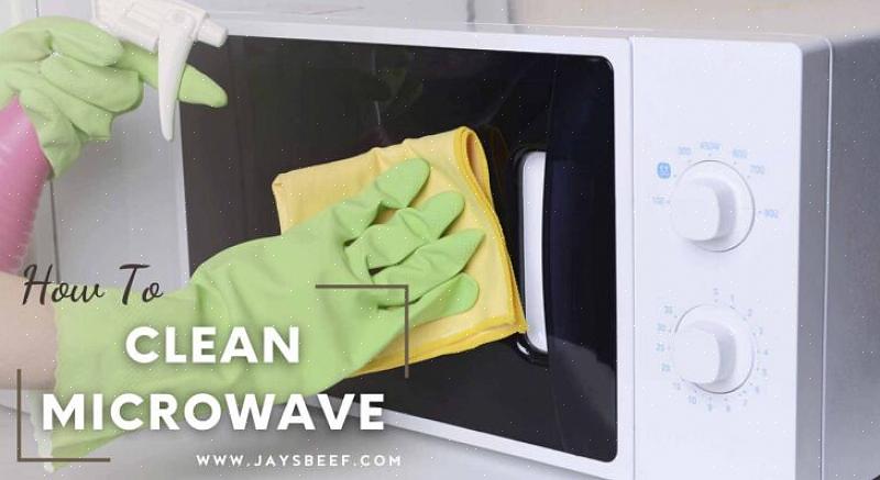 האם אתה תוהה כיצד לנקות מכשירי חשמל ביתיים כגון מיקרוגל