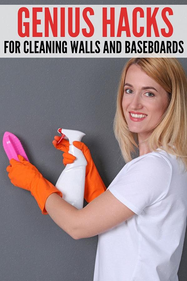 איך לנקות קירות עם טפט