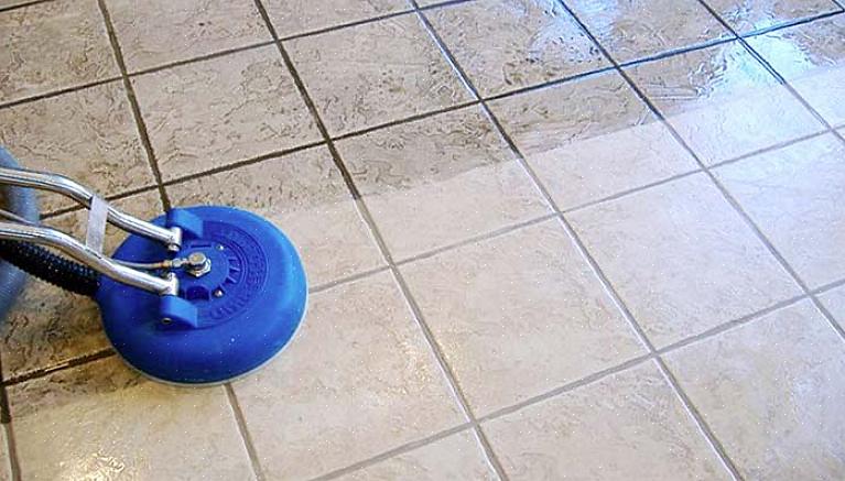 Um detergente alcalino adequado para limpar os azulejos