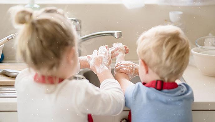 O for god hygiene på kjøkkenet er god håndhygiene