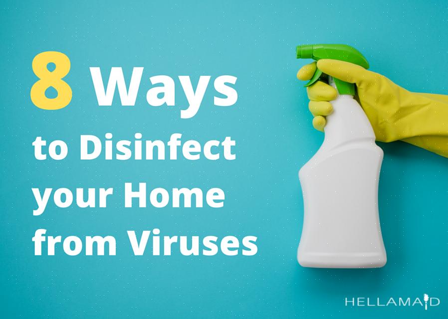 עצות שימושיות כיצד לחטא דירה מפני וירוסים