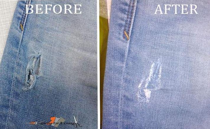 איך לתקן ג'ינס קרעים: תיקון חורים